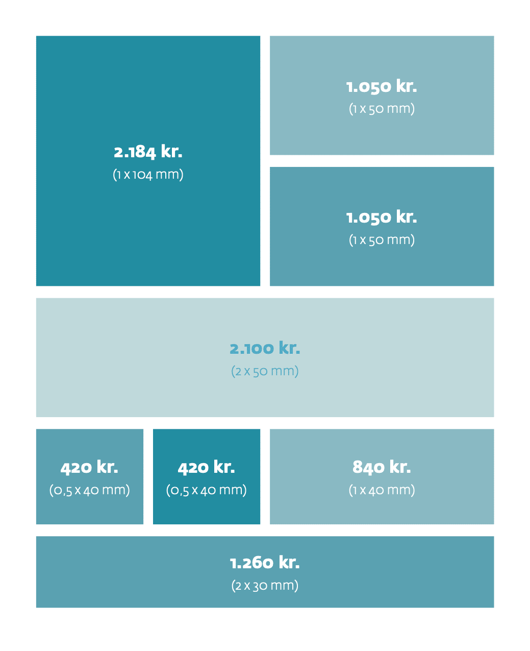 annoncer i MF-bladet